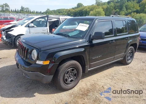 2016 Jeep Patriot Sport z USA, uszkodzony, nr VIN 1C4NJPBB8GD677214